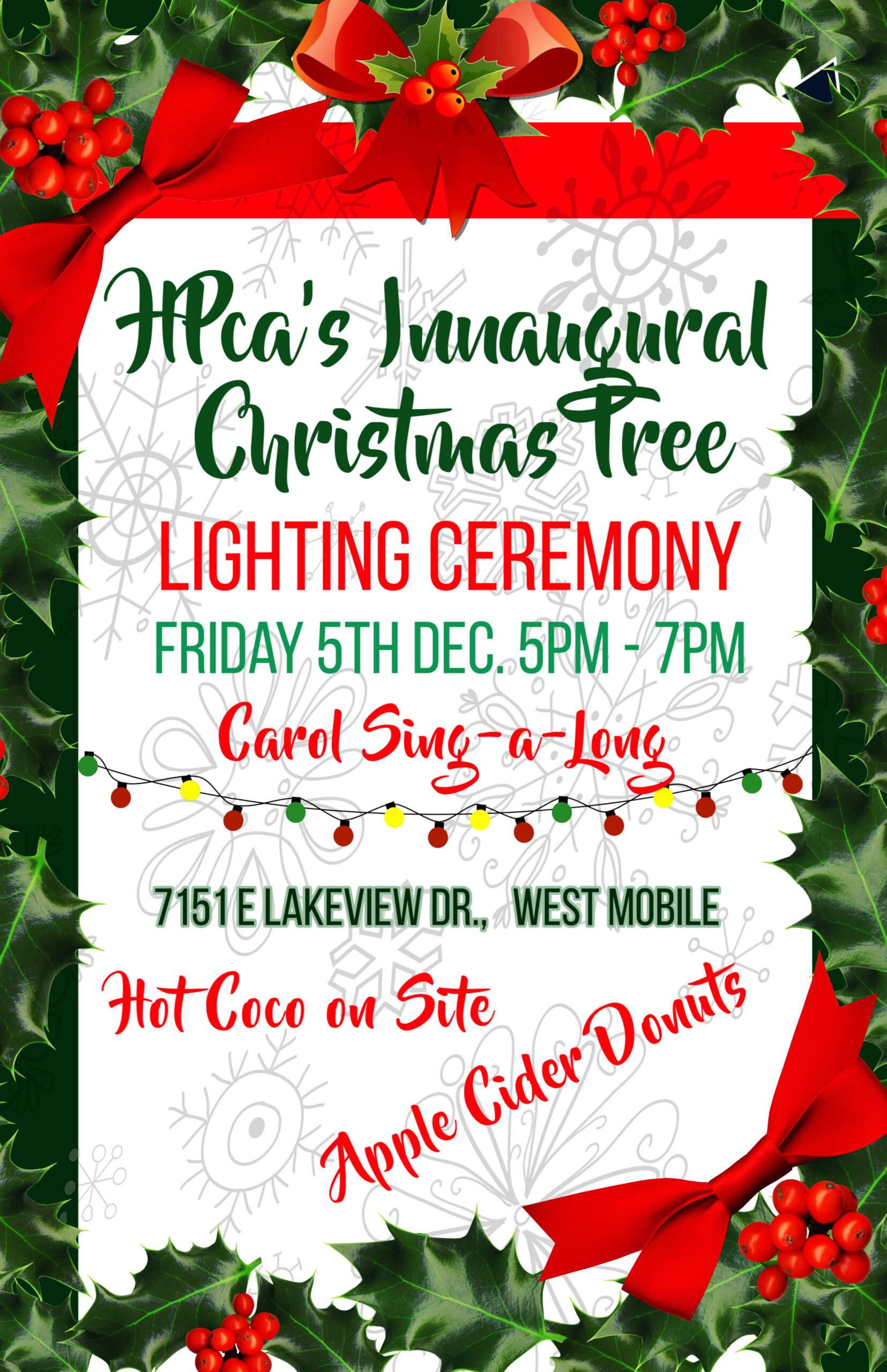 Christmas Tree Lighting Event
